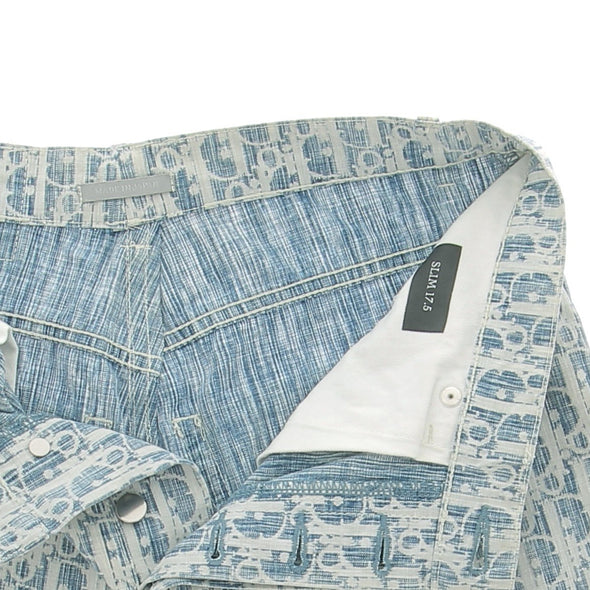 Jean monogrammé bleu
