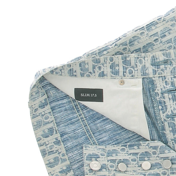 Jean monogrammé bleu