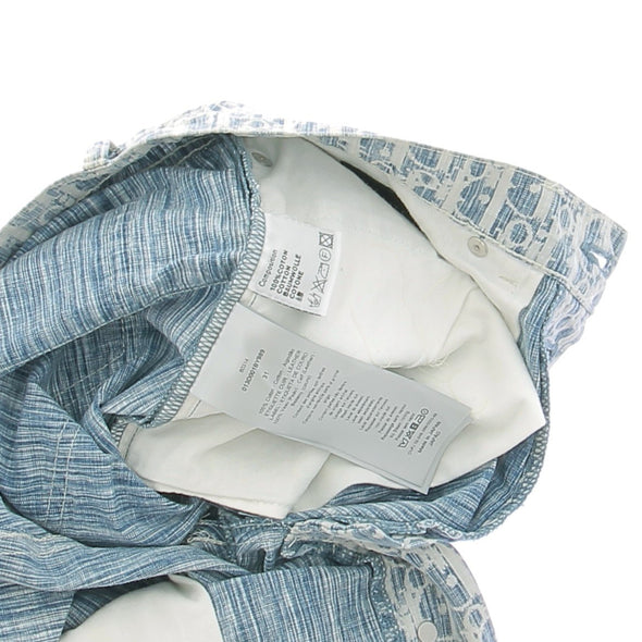 Jean monogrammé bleu