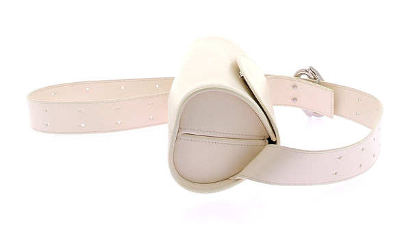 Sac à bandoulière blanc "Cannolo"