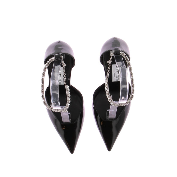 Escarpins en cuir verni "Steevie 100"