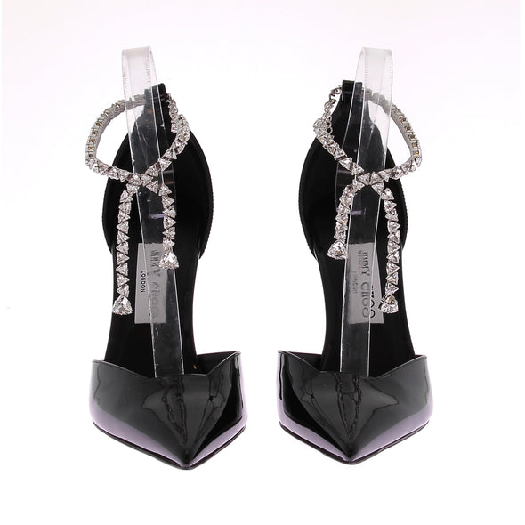 Escarpins en cuir verni "Steevie 100"