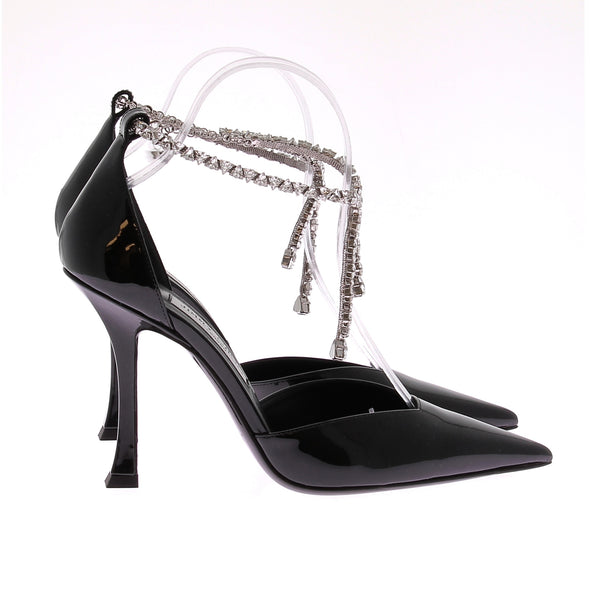 Escarpins en cuir verni "Steevie 100"