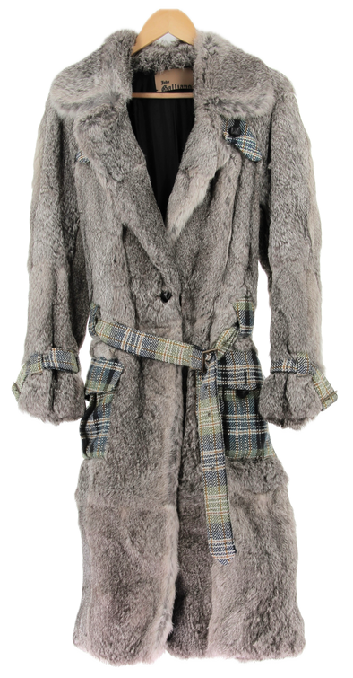 Manteau en fourrure de lapin
