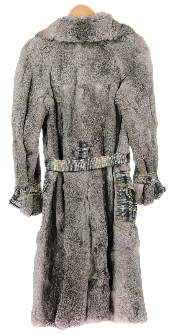 Manteau en fourrure de lapin