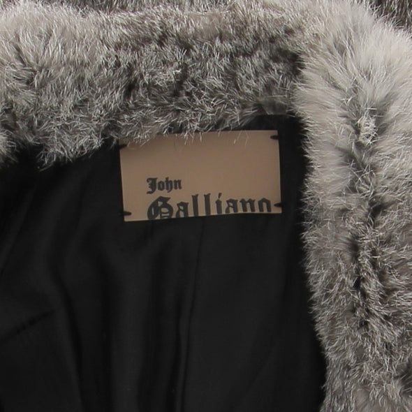 Manteau en fourrure de lapin