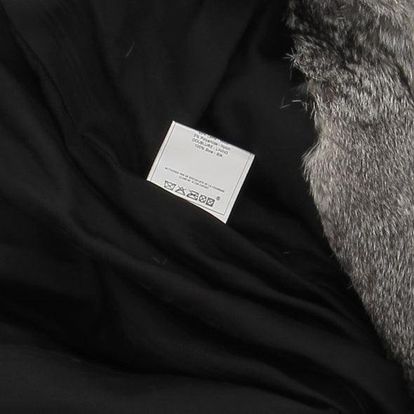 Manteau en fourrure de lapin