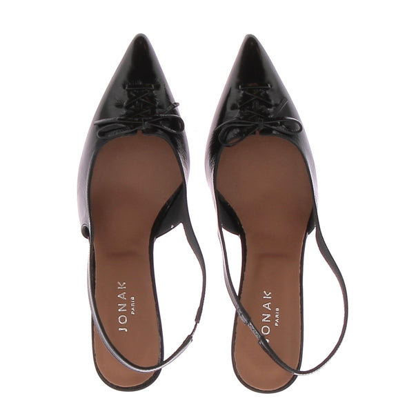 Slingback noires