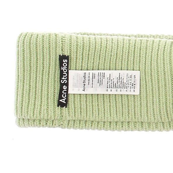 Bandeau vert en laine