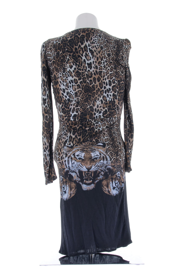 Robe motif léopard