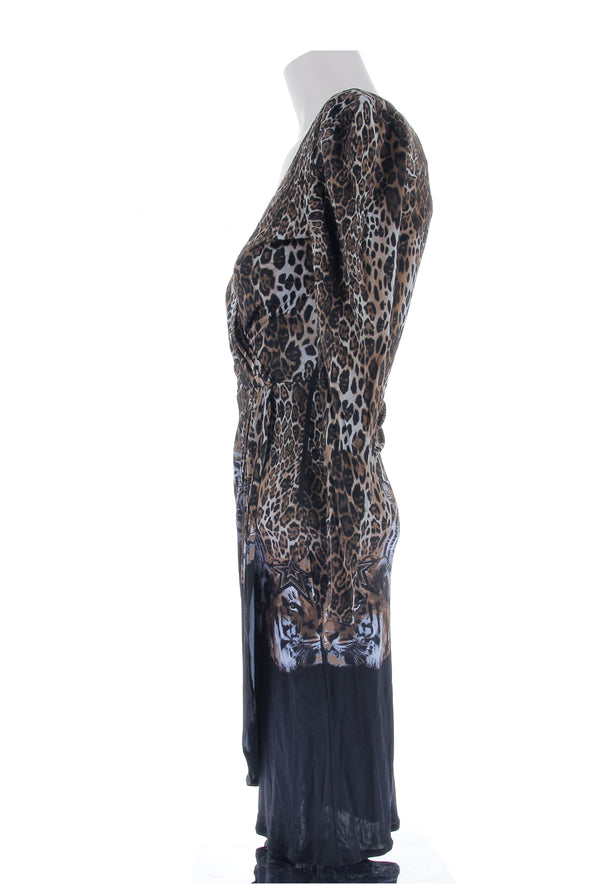 Robe motif léopard
