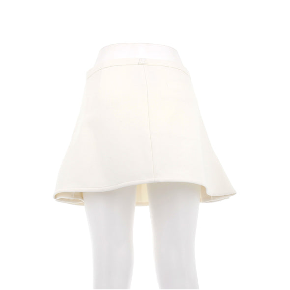 Jupe courte blanche