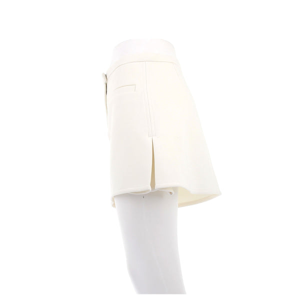 Jupe courte blanche