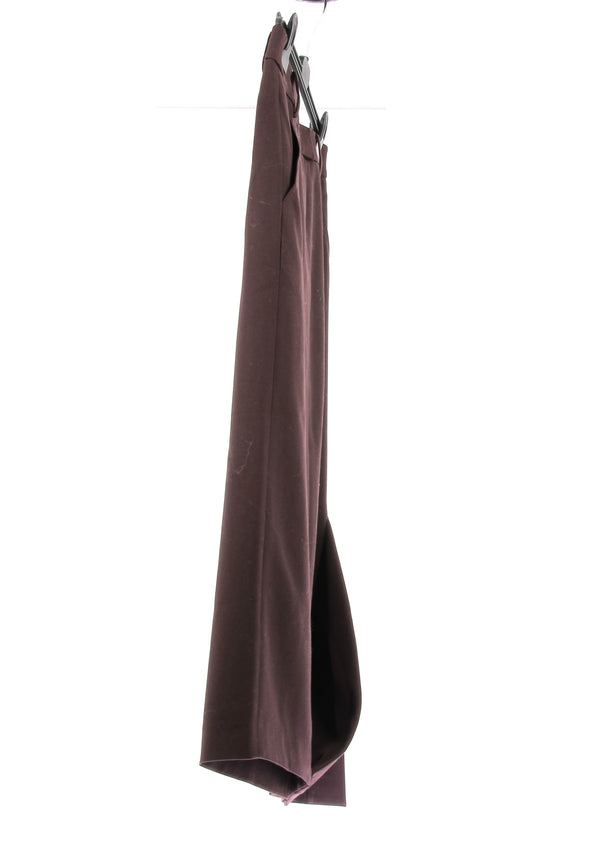 Jupe en laine bordeaux