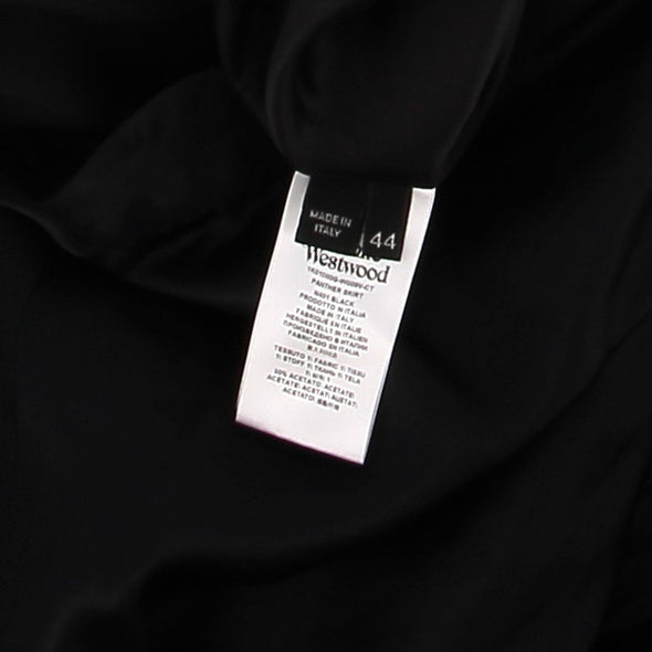Jupe satinée noire
