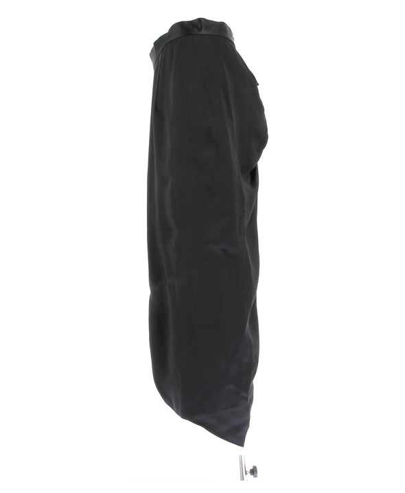 Jupe satinée noire