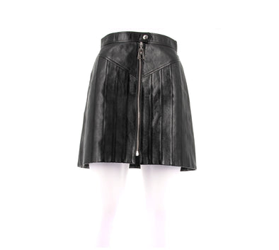 Jupe en cuir
