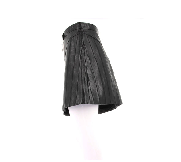 Jupe en cuir