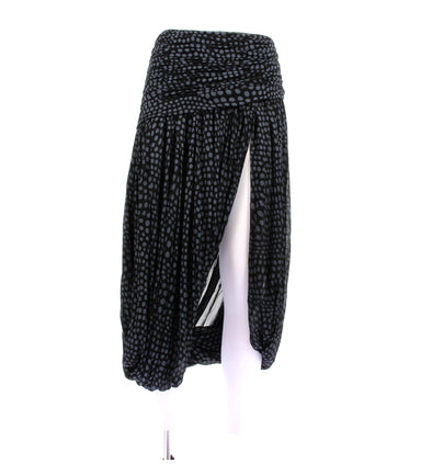 Jupe noire à pois