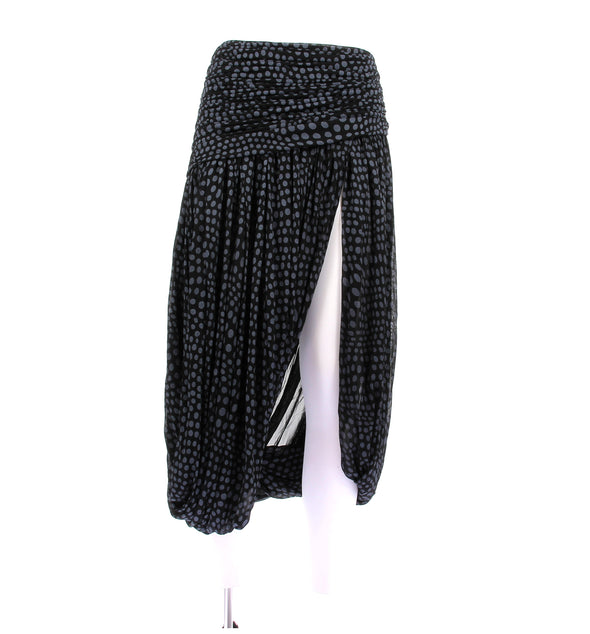 Jupe noire à pois