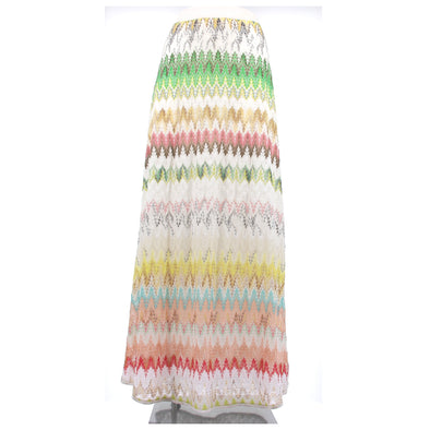 Jupe longue multicolore