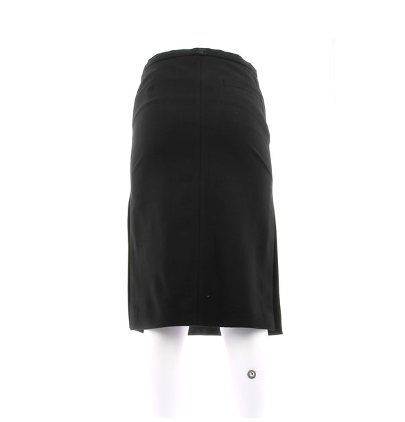 Jupe noire en laine