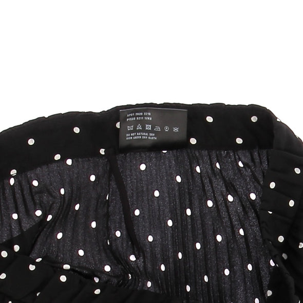 Jupe noire à pois
