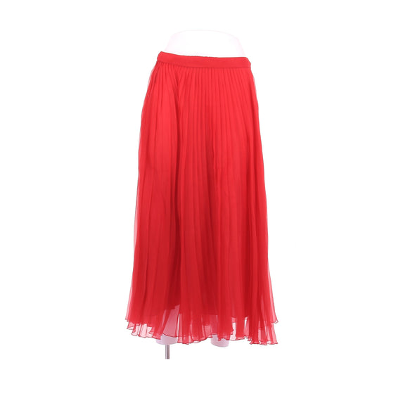 Jupe en soie rouge