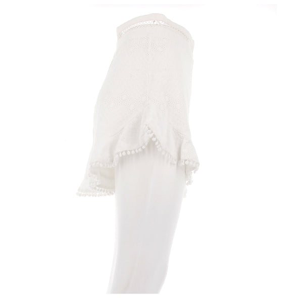 Jupe short blanc