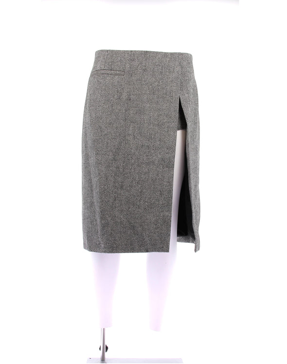 Jupe short en laine