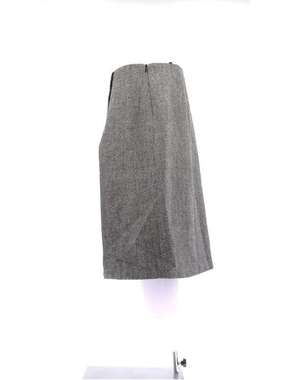 Jupe short en laine