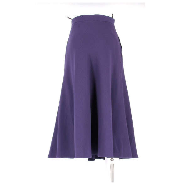 Jupe violette en laine