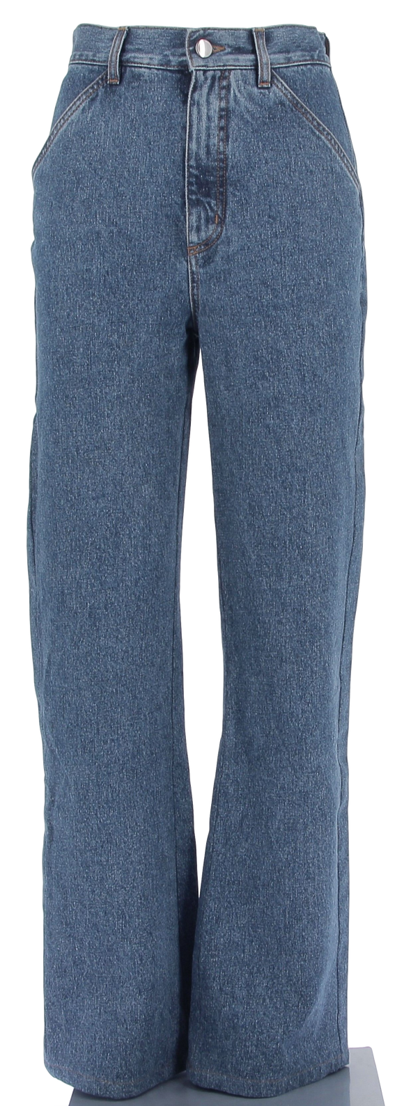 Jean bleu droit