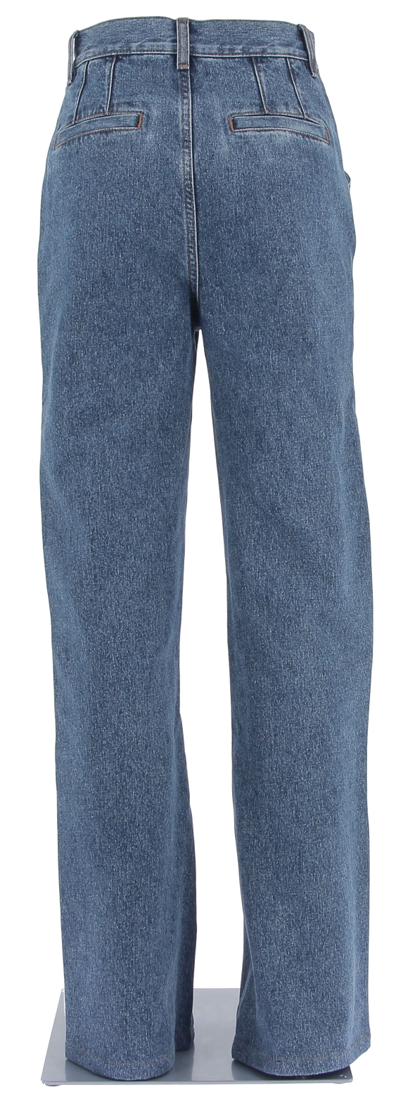 Jean bleu droit