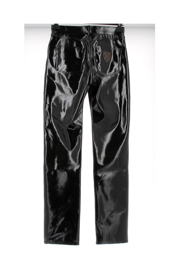 Pantalon en simili cuir