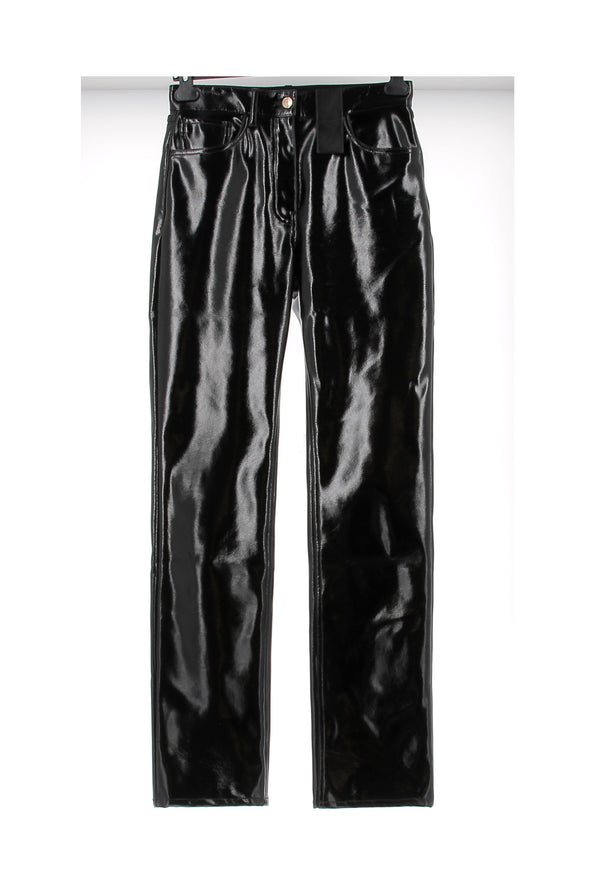 Pantalon en simili cuir