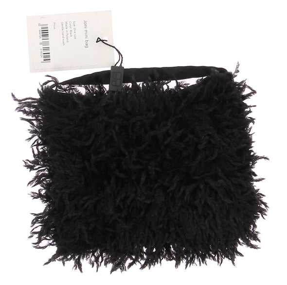 Sac noir à plumes "Joni"