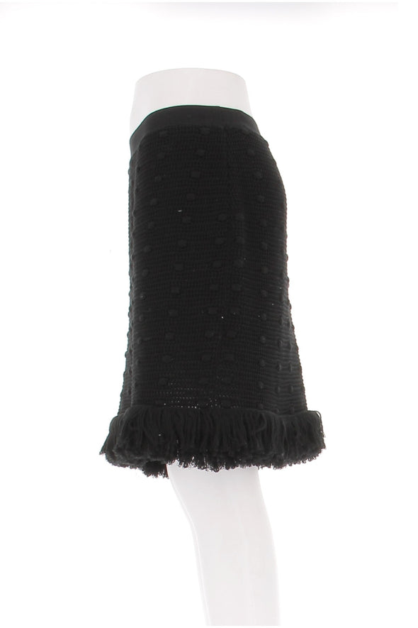 Jupe à franges noire