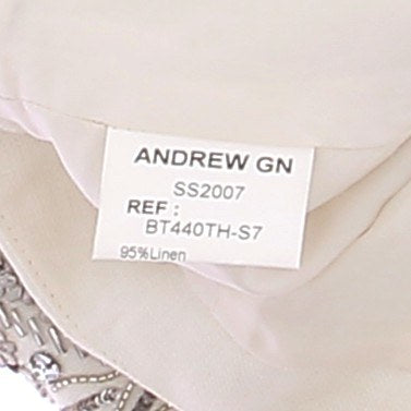 Jupe à perles et strass