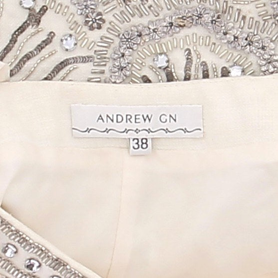 Jupe à perles et strass