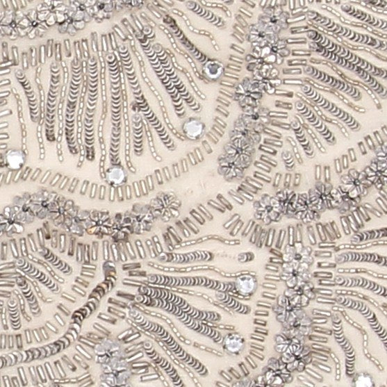 Jupe à perles et strass