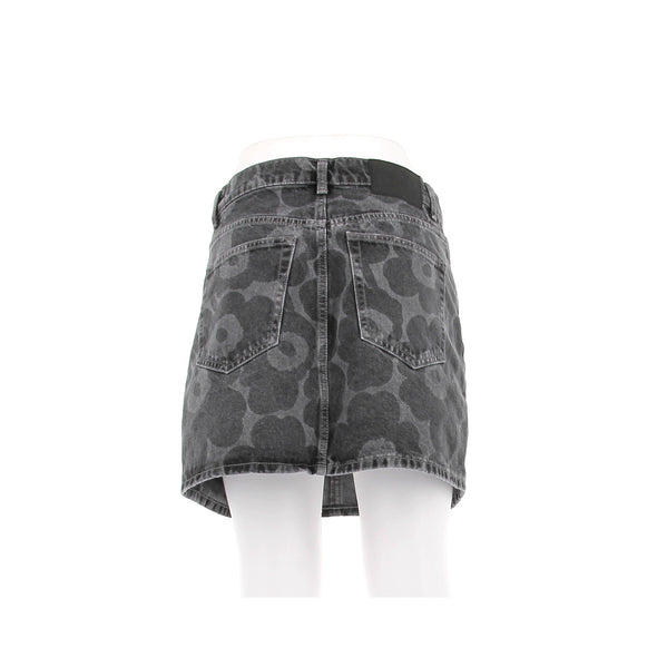 Jupe en denim grise