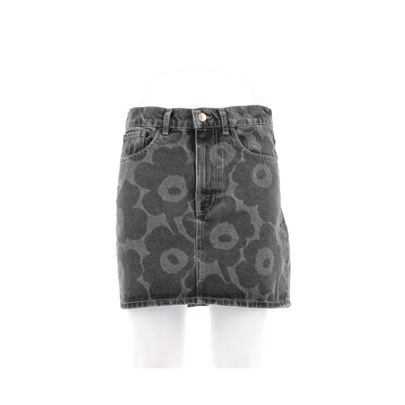 Jupe en denim grise