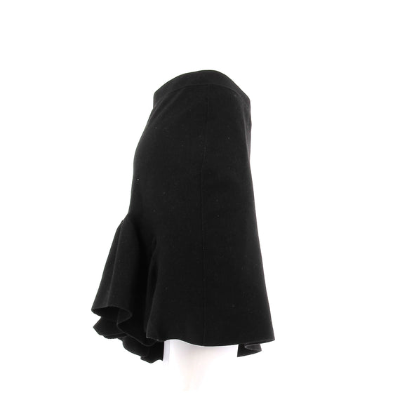 Jupe en laine noire