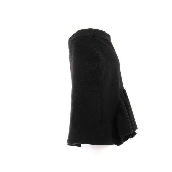 Jupe en laine noire