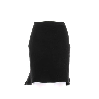 Jupe en laine noire