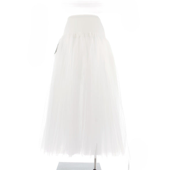 Jupe en tulle blanc