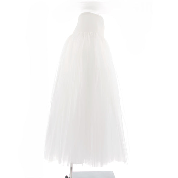 Jupe en tulle blanc