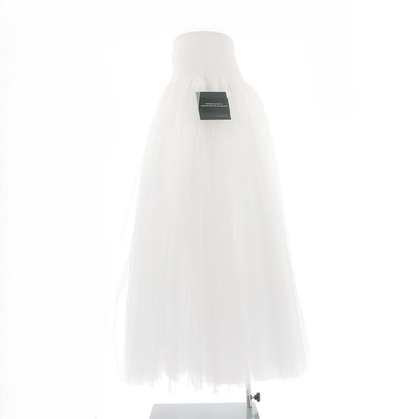 Jupe en tulle blanc