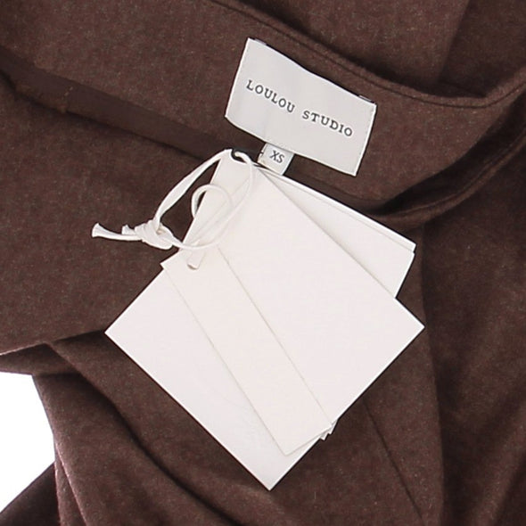 Jupe en laine marron "Helmi"